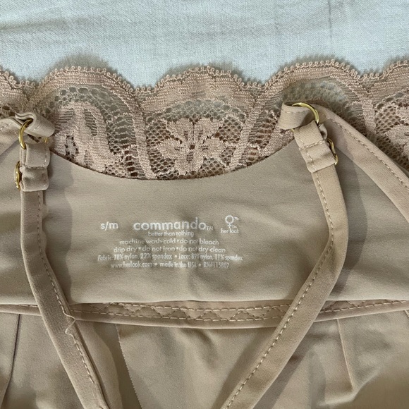 Commando wireless tulip bralette racer back - color nude - Picture 4 of 5
